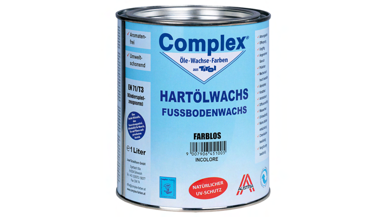 Complex Hartölwachs in der 1 Liter blauen Dose